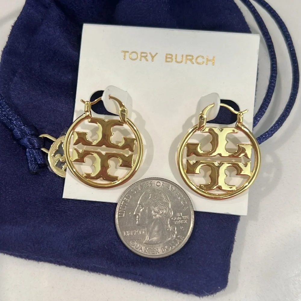 Tory Burch Miller Small Hoop.